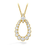 Hearts On Fire Aerial Regal Tear Drop Pendant - Dracakis Jewellers